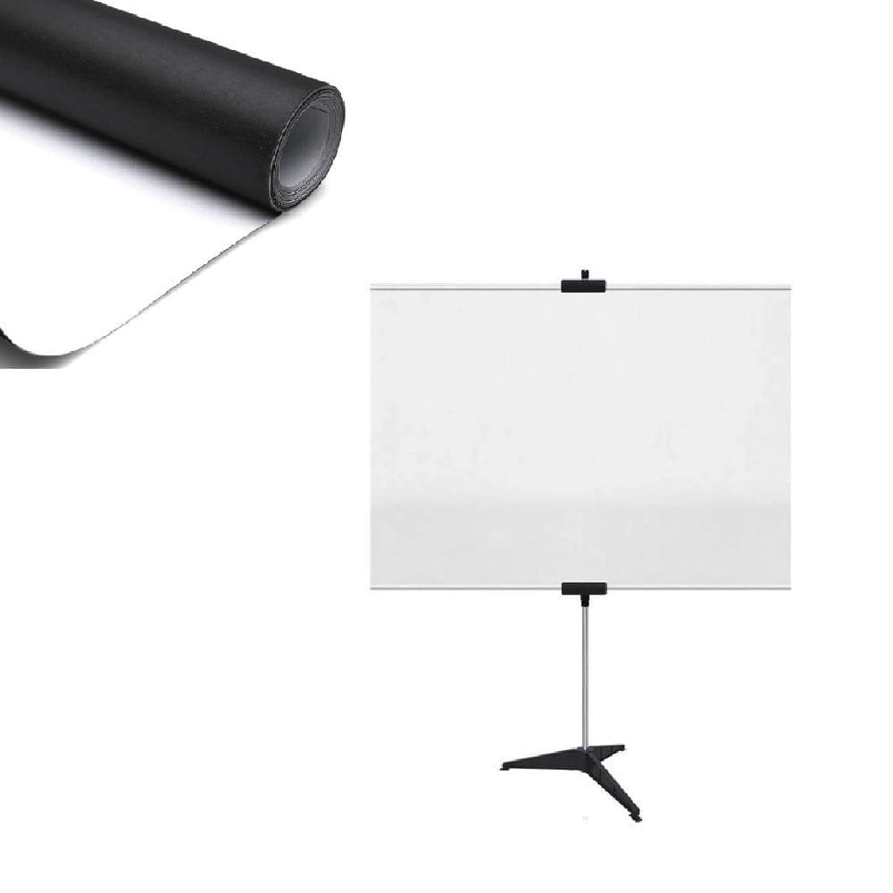 Tela De Projecao 100 Polegadas Lona Para Palestra Telao Cinema Em Casa E Projetor Dobravel