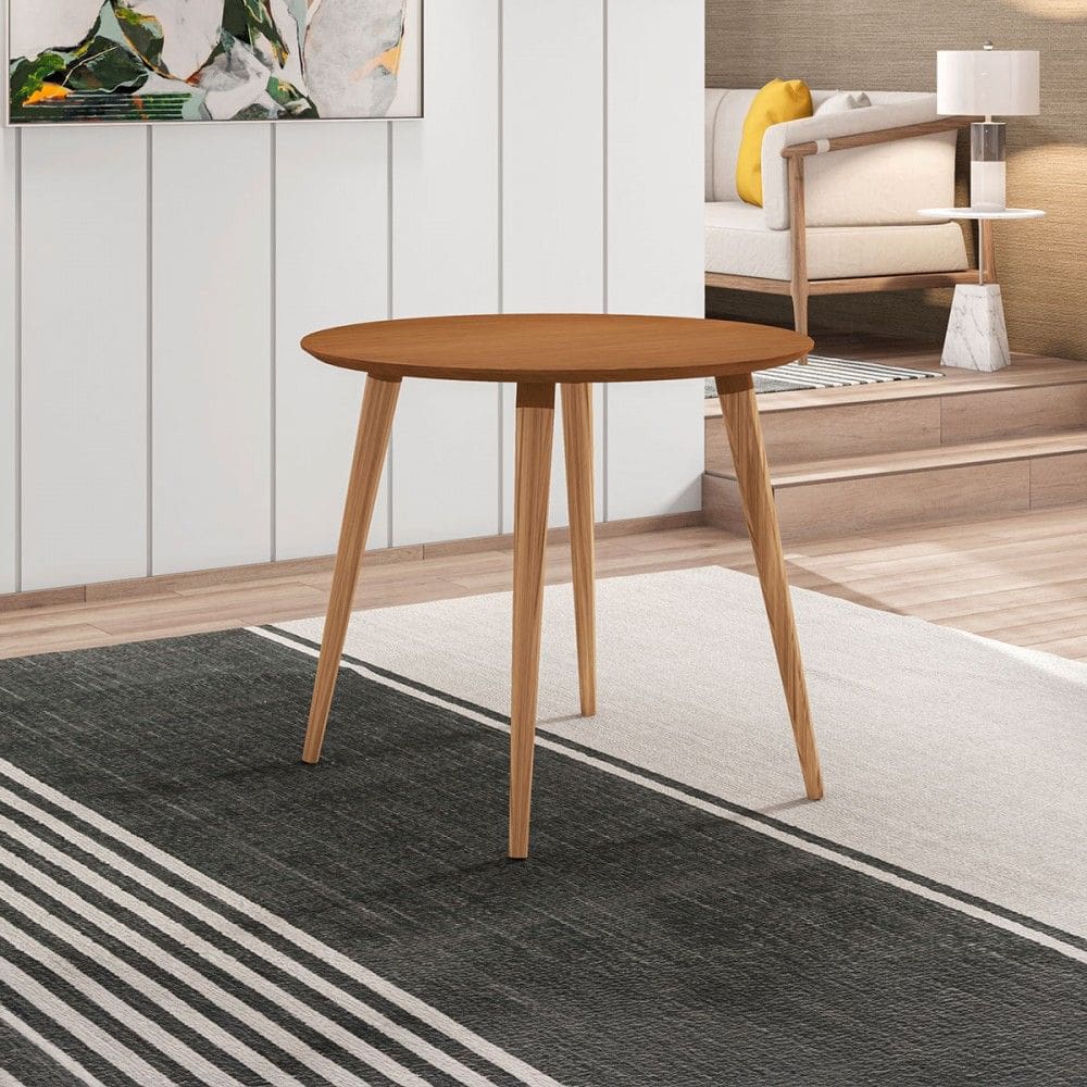 Mesa de Madeira Veneza 90 Cm Cedro - Casa D