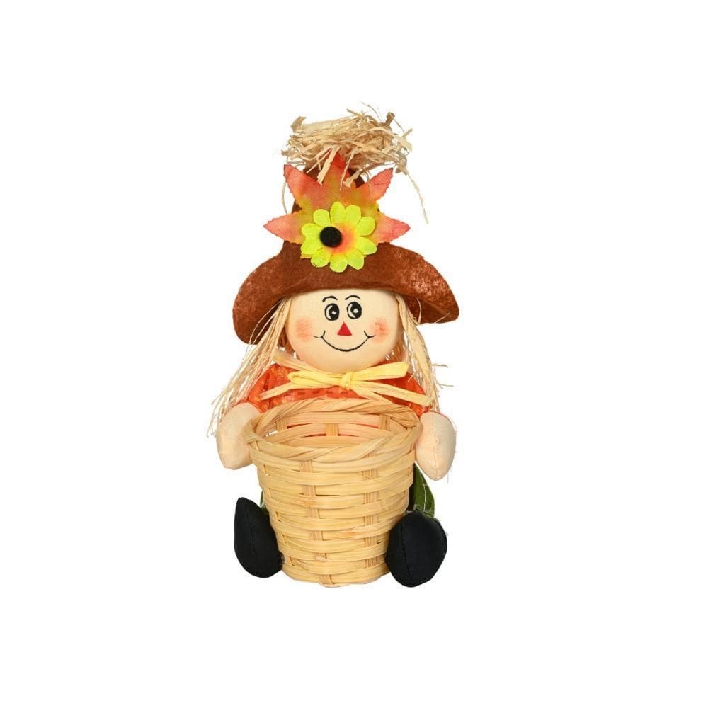 Decoração Festa Junina Espantalho Paglia Cesto 1Peça 29X12Cm