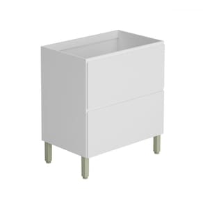 Balcão de Cozinha 80 Cm Insel 1 Porta 1 Gaveta Branco/ártico - Pnr Móveis