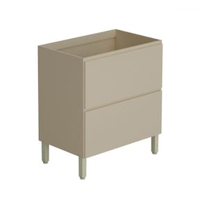 Balcão de Cozinha 80 Cm Insel 1 Porta 1 Gaveta Vanilla - Pnr Móveis