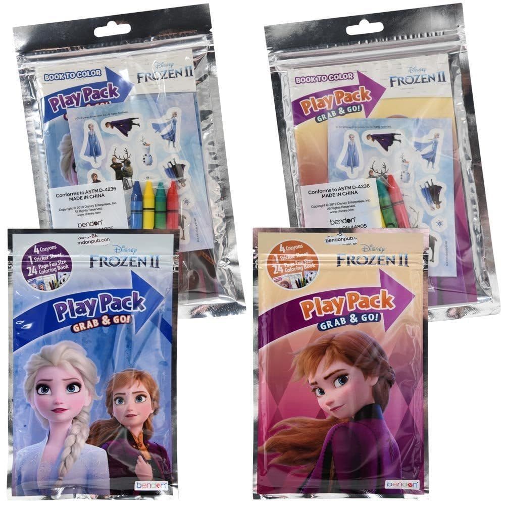 Pacote Play Packs Disney Frozen 2 Grab and Go (12 pacotes)