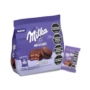 Mini Mousse Alfajor Milka C/ 6unid 114g - Importado Argentina