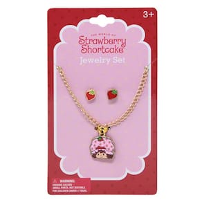 Conjunto de joias HER Strawberry Shortcake para crianças de 3 anos ou mais