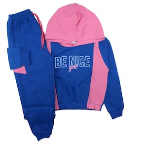 Conjunto Juvenil Feminino Cropped com Capuz e Calça Moletom