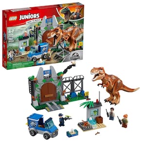 Kit de construção LEGO Juniors/4+ Jurassic World T. rex Breakout