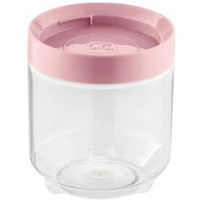 Pote Organizador Conecta C/Tampa Rosqueável Rosa 600Ml Uz
