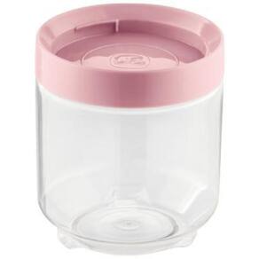 Pote Organizador Conecta C/Tampa Rosqueável Rosa 600Ml Uz