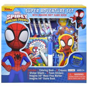 Conjunto de atividades Spidey & Friends com livro de colorir e adesivos