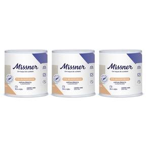 Kit 3 Und Fita Microporosa Bege 5cm X 4,5m - Missner