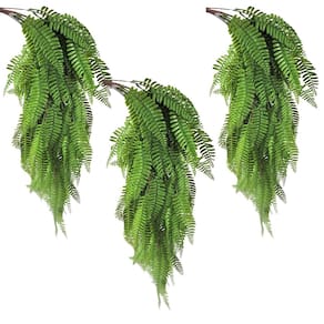 Kit 3 Samambaia Artificial Pendente 84Cm Planta Permanente