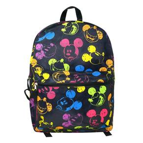Mochila Disney Mickey Mouse unissex infantil clássica multicolorida