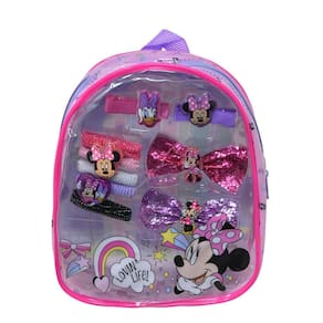 Mochila Disney Girls Multicolorida Minnie Mouse com acessórios