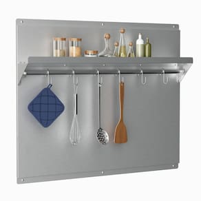 Range Backsplash KITCH com prateleira para exaustor 60x75cm