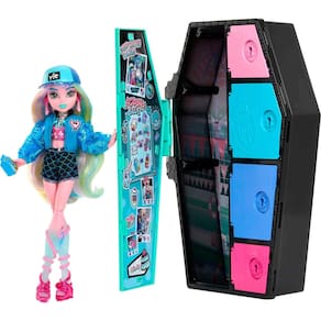 Boneca moderna Monster High Lagoona Blue com armário de vestir