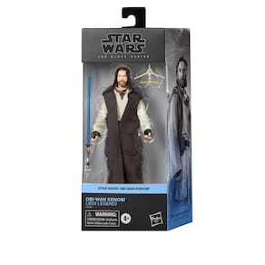 Boneco de ação exclusivo da série STAR WARS Obi-Wan Kenobi Black