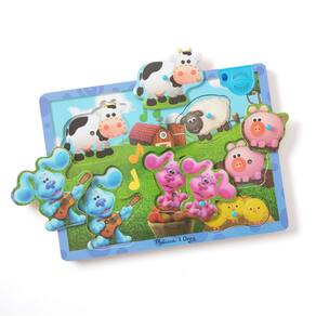 Quebra-cabeça de som de madeira Melissa & Doug Blue`s Clues & You!