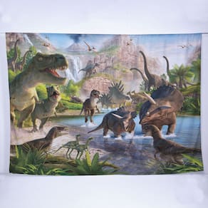 Painel de Festa Retangular Jurassic Park Diversas Medidas - Fera Print