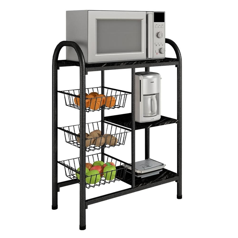 Fruteira de Chão Multiuso Espanha BM Tubulares Prata Martelado