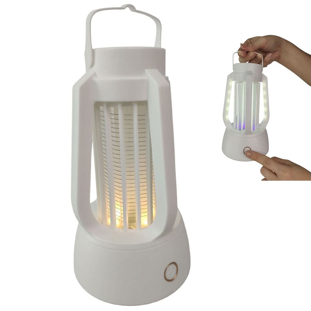 Luminaria Repelente Mata Mosquito LED Inseto Pernilongo Mosca Armadilha Luz UV USB Bateria Recarregavel Casa Passeio Ar Live Piquenique Acampamento