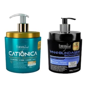 Kit Recuperação dos Fios Catiônica e Blindagem Forever Liss