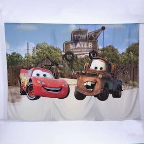 Painel de Festa Retangular Carros Diversas Medidas - Fera Print