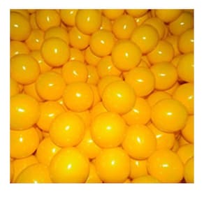 Kit com 25 Bolinhas Amarelas para Piscina - Duráveis e Seguras para Brincar