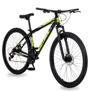 Bicicleta Aro 29 Alumínio 24v Rocker Freio A Disco Susp Gott 21 Preto Amarelo