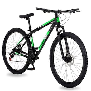 Bicicleta Aro 29 Alumínio 24v Rocker Freio A Disco Susp Gott 15.5 Preto Verde