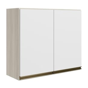 Armario Aereo 2 Portas Mdf 80 Cm Kali 12211 Bianco Toq Branco Uv Nicioli