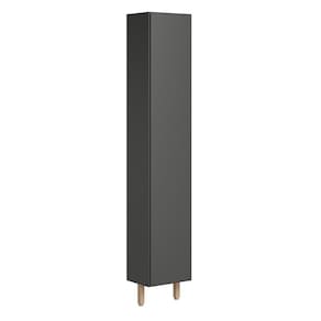 Paneleiro Acácia Touch 40cm 1 Porta Chumbo - Nicioli Chumbo
