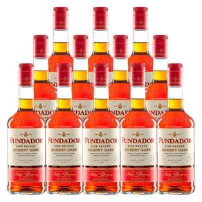 Conhaque Fundador Fine Brandy Sherry Cask 750ml 12 Unidades