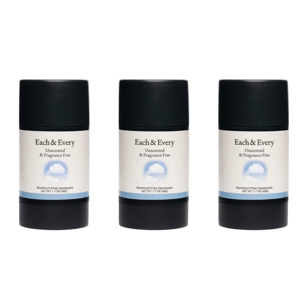 Desodorante para cada pele sensível, 50 ml, sem perfume, pacote com 3