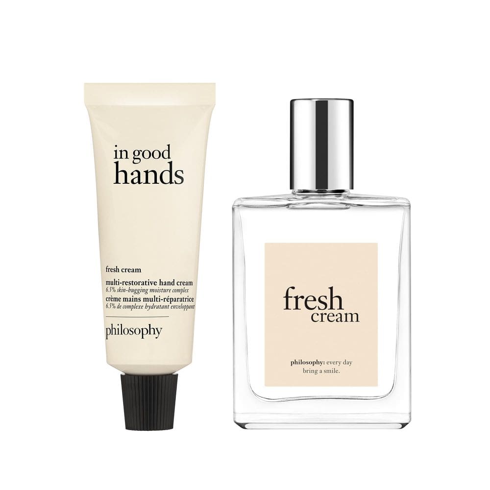 Perfume + Filosofia de creme para mãos Pure Grace EDT e Fresh Cream