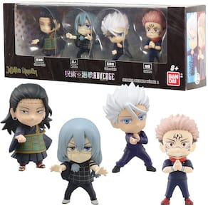 Conjunto de bonecos BANDAI Namco Jujutsu Kaisen Adverge com 4 figuras