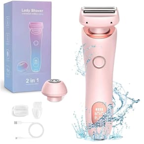 Barbeador elétrico Dusk Glide Pro 3.0 para mulheres rosa úmido/seco