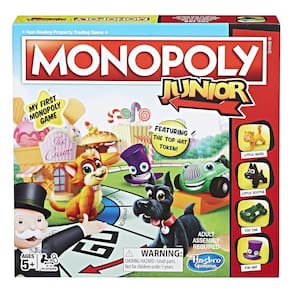 Jogo de tabuleiro Monopoly Junior Hasbro Gaming Ages 5+ Amazon Excl.