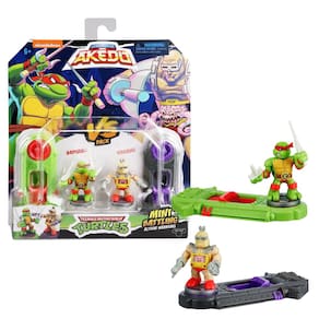 Mini Battling Warriors versus Pack Raphael Vs Krang