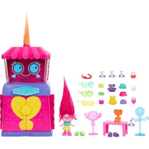 Conjunto de jogos Mattel DreamWorks Trolls Fun Fair Surprise com Queen Poppy