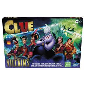 Jogo de Tabuleiro Hasbro Gaming Clue Disney Villains Edition Kids 8+