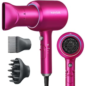 Secador de cabelo Wavytalk Negative Ions 1875W com acessórios Fuchsia