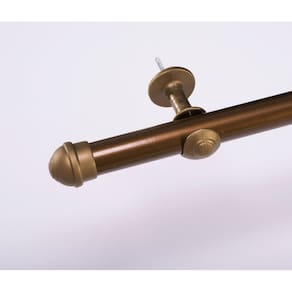 Varão Simples para Cortina de 4 Metros 28mm Kit Completo