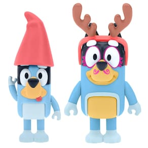 Toy Figure Bluey Bandit (Dad), pacote com 2 acessórios, 6,35 cm