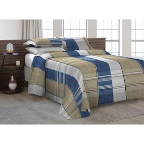Colcha Cobre Leito Piquet Viúva 1,88M X1,28M X30 3Peças