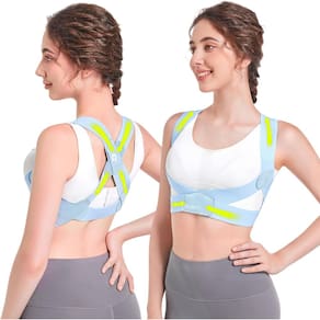Corretor de postura AoFit com design em forma de X para mulheres, tamanho 2GG