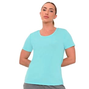 Camiseta Olympikus Essential Feminina Piscina
