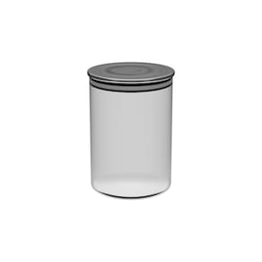 Pote para Mantimento Le em Vidro Borosilicato Hermético com Tampa Inox 1,4L