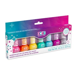 Conjunto de esmaltes Make It Real Bright, 7 cores, meninas com mais de 8 anos