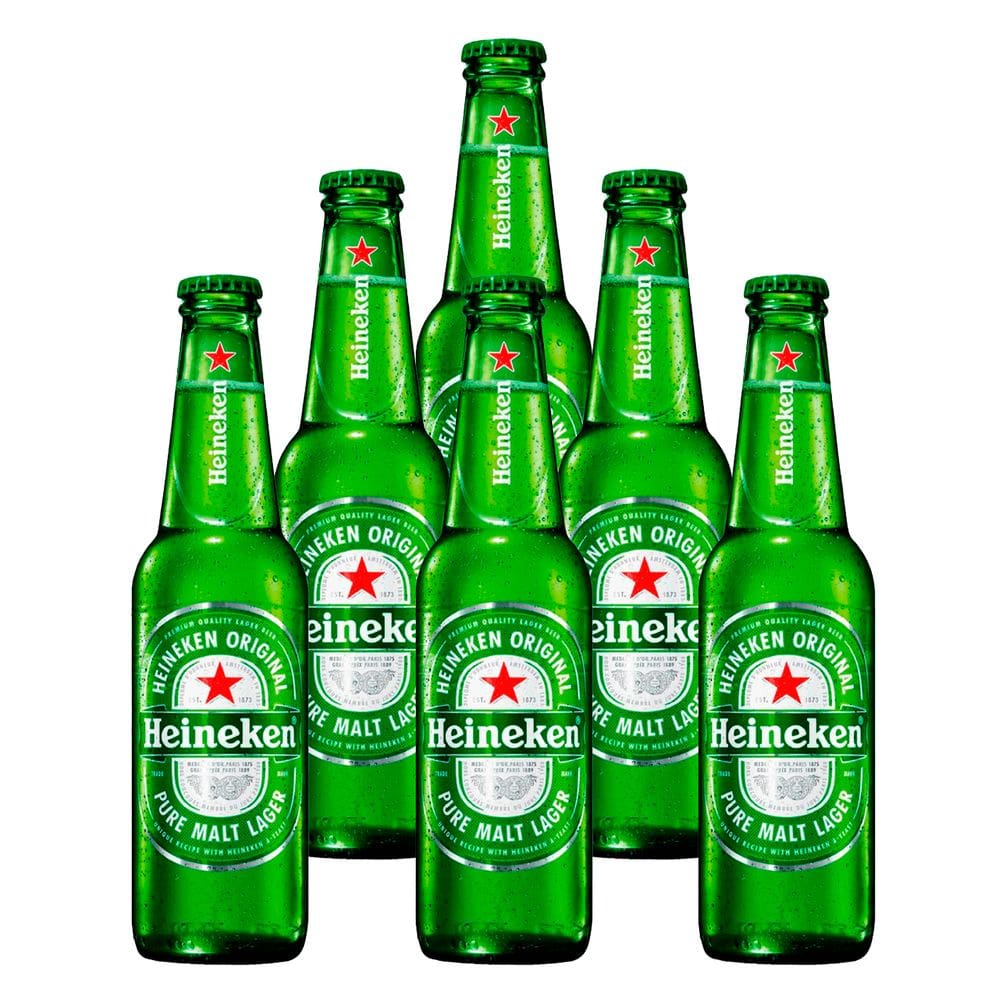 Cerveja Heineken Long Neck 330ml 6 Unidades