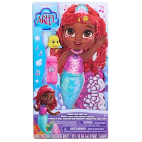 Boneca Just Play Disney Junior Bubbles Fun Ariel de 8 peças